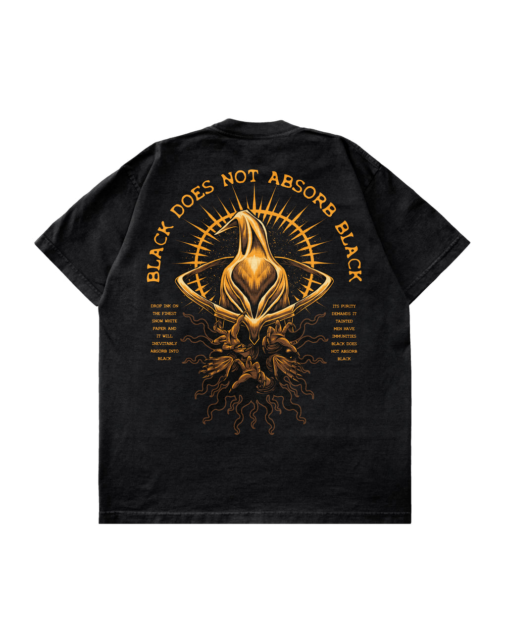 Black Does Not Absorb Black T-Shirt | Black