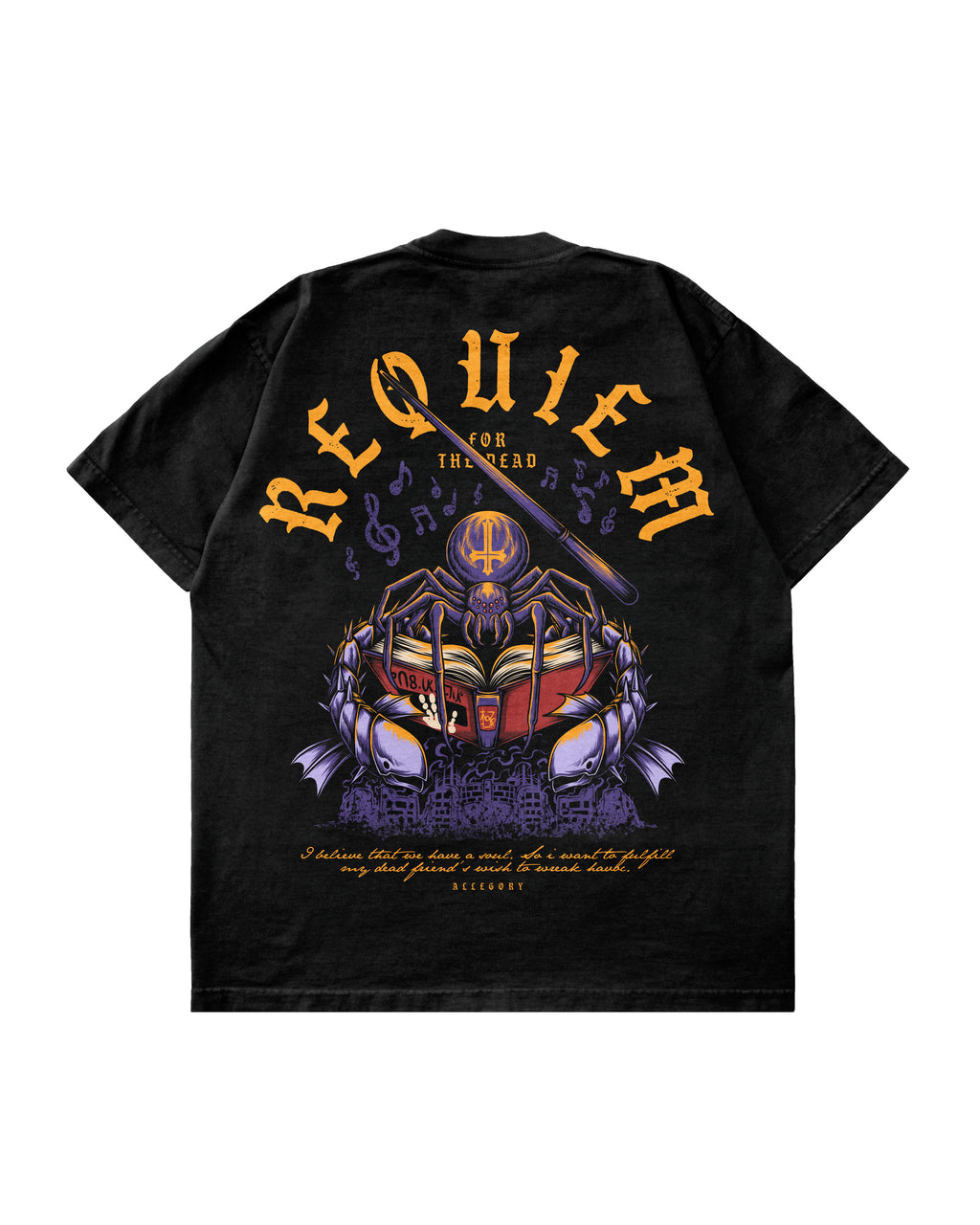 Requiem For The Dead T-Shirt | Black