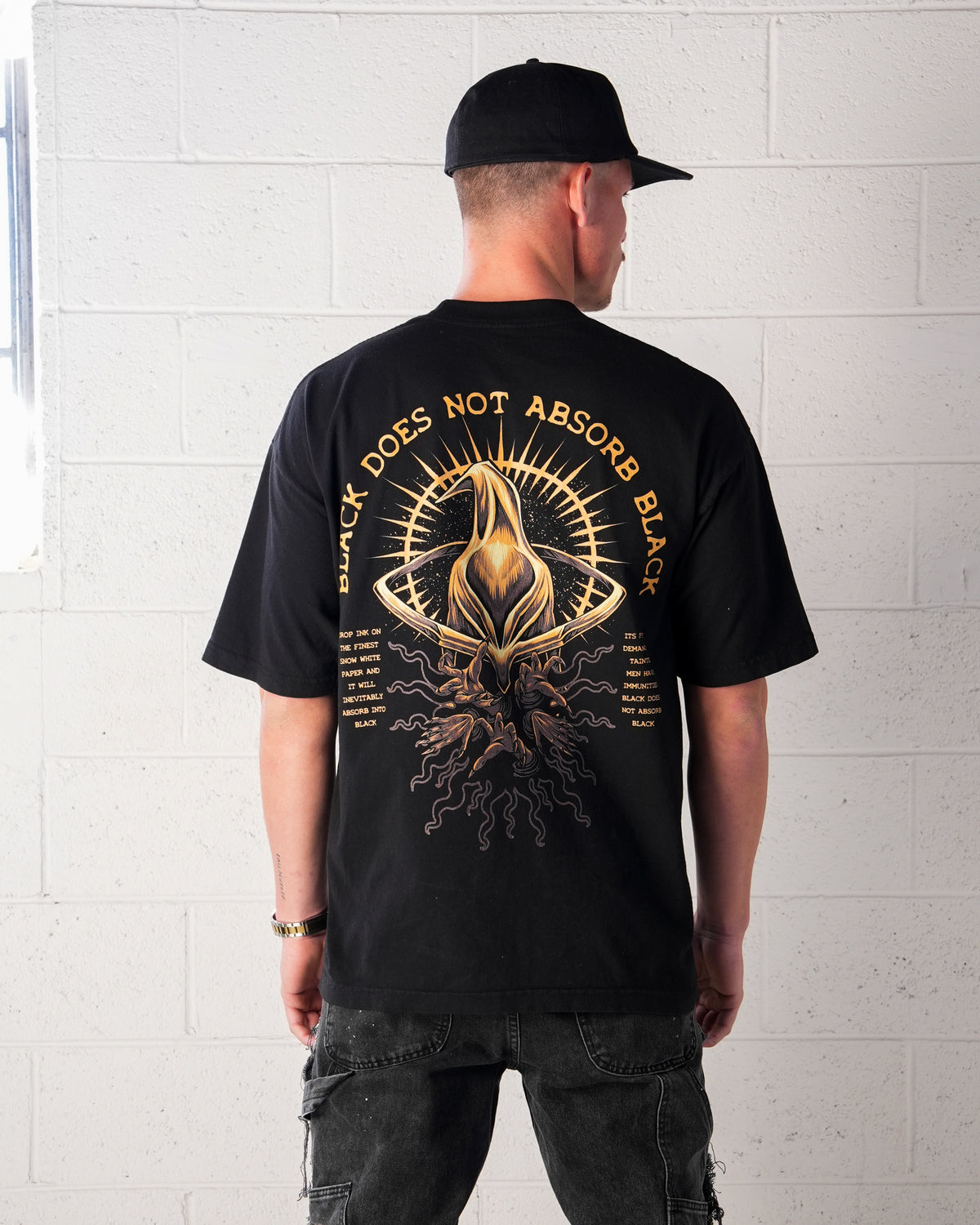 Black Does Not Absorb Black T-Shirt | Black