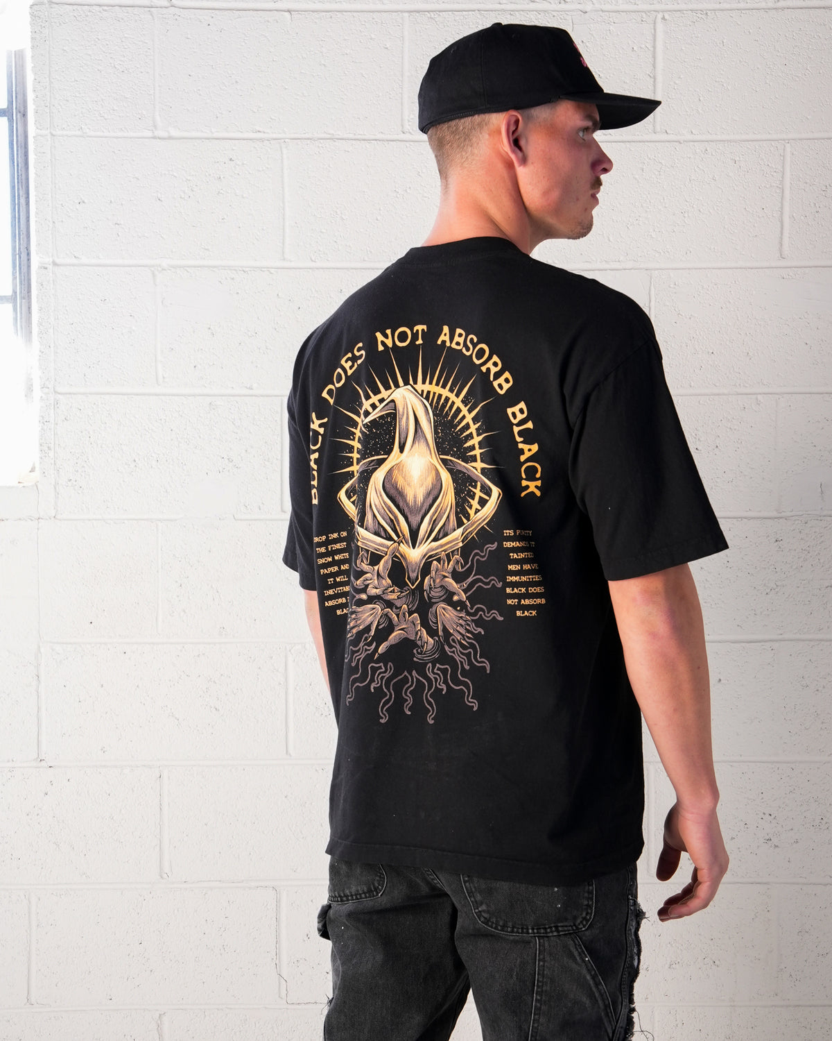 Black Does Not Absorb Black T-Shirt | Black