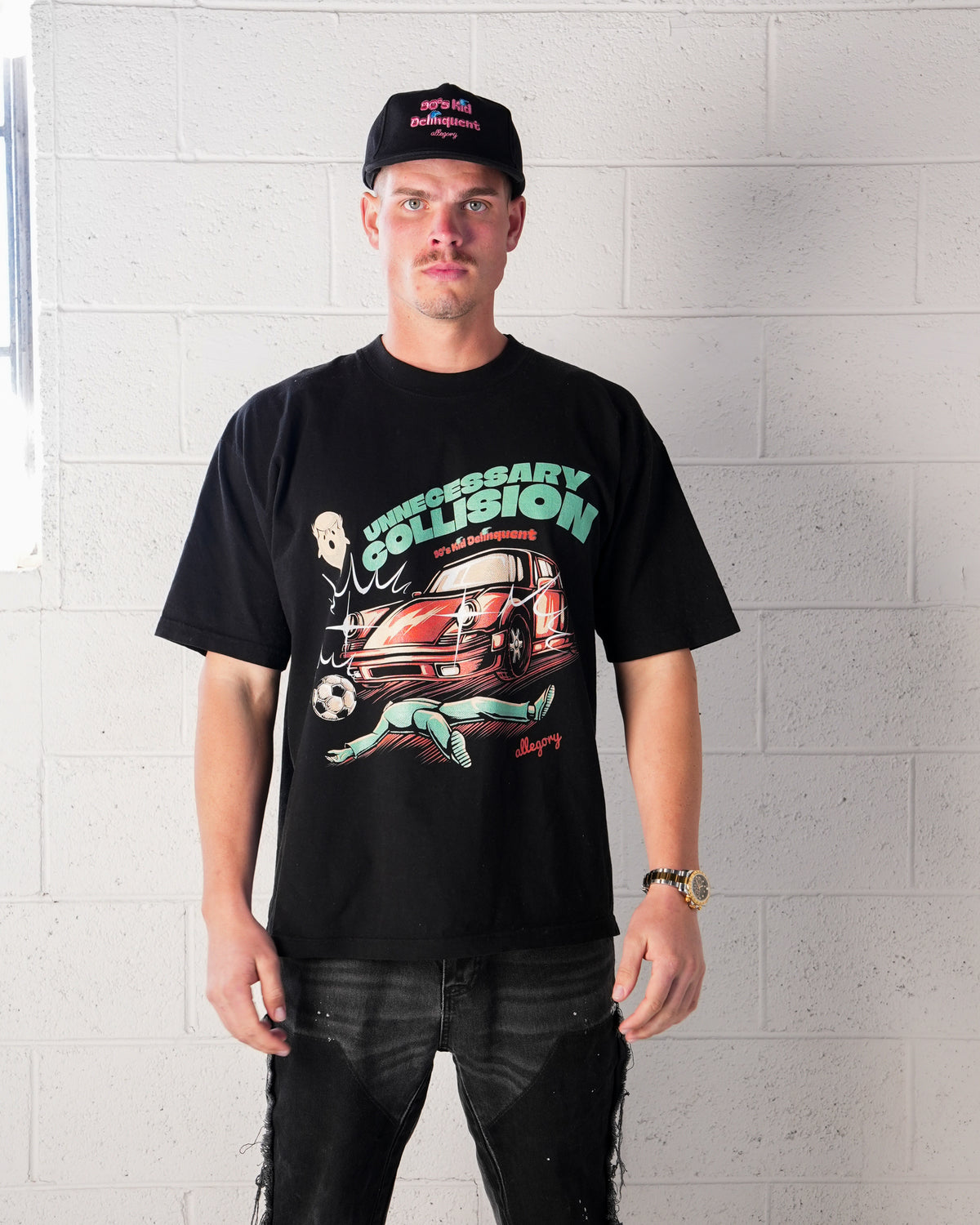 Unnecessary Collision T-Shirt | Black