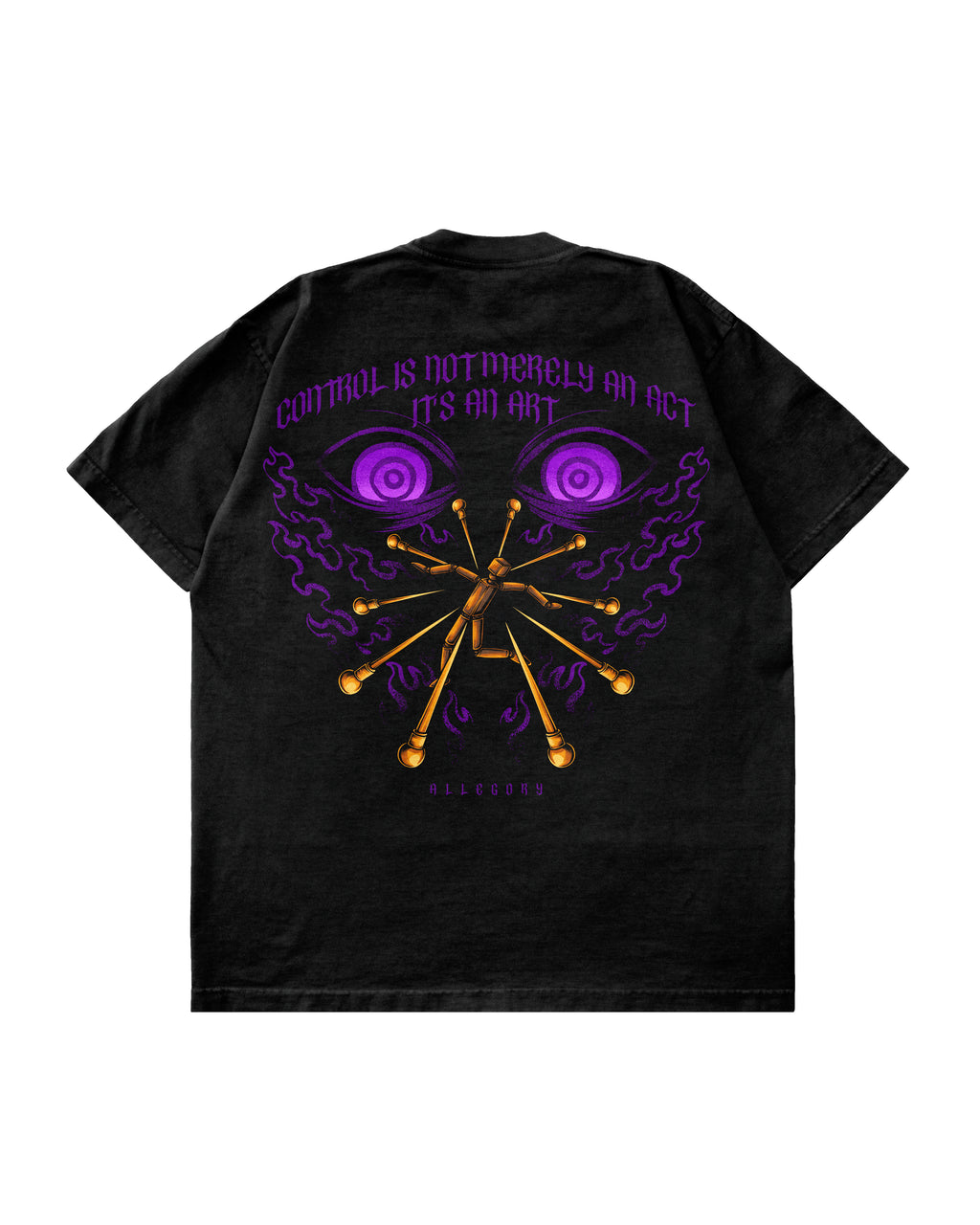 Control Is Not Merely An Act T-Shirt | Black