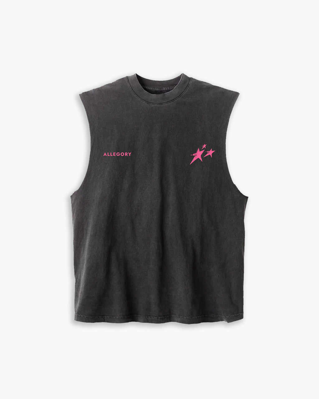 Birthmark Star Sleeveless T-Shirt | Black