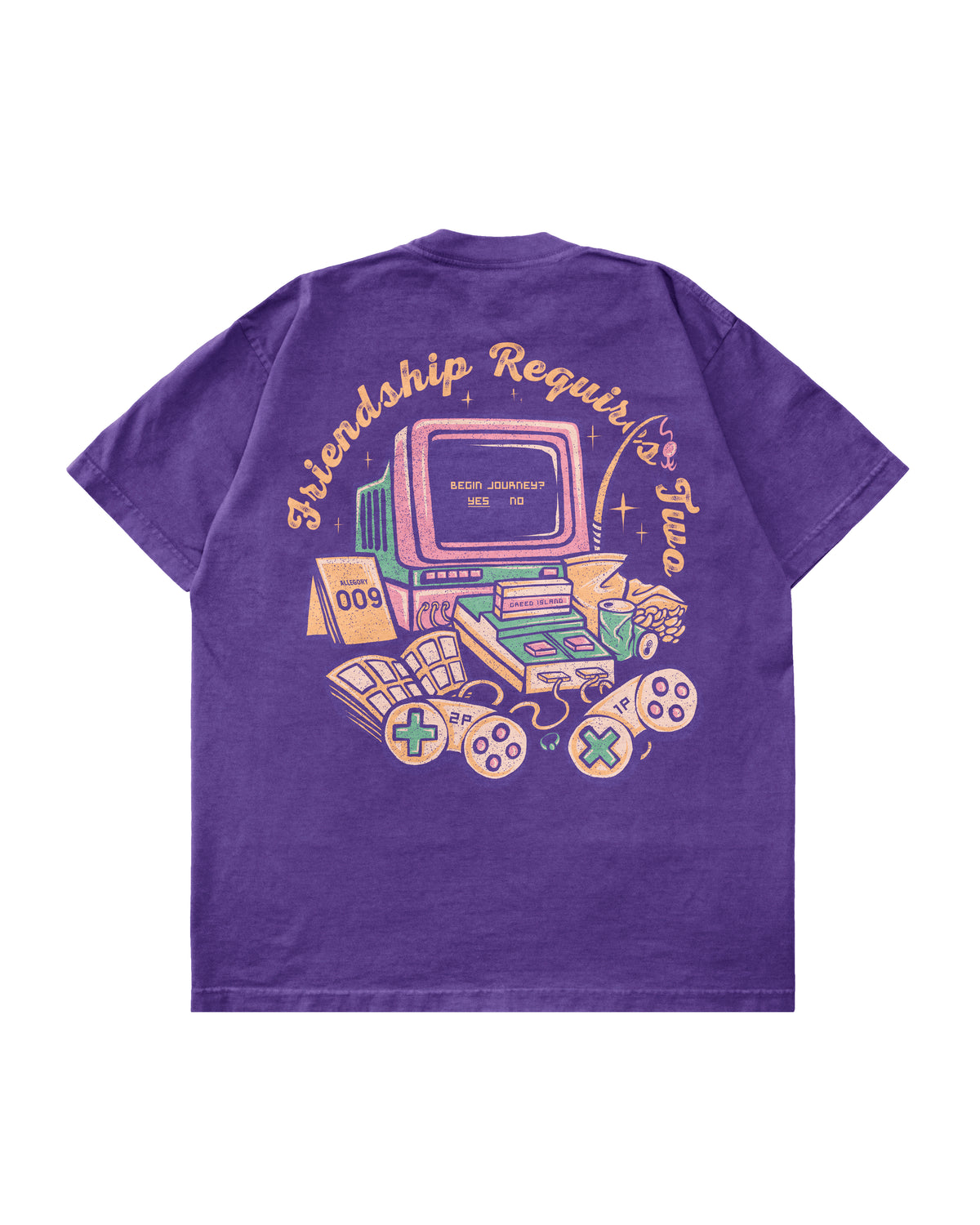 Friendship Requires Two T-Shirt | Purple